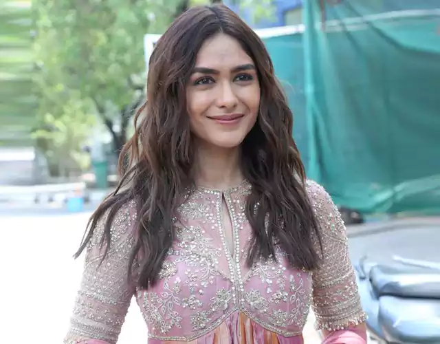 Mrunal Thakur at Dacoit Success Meet